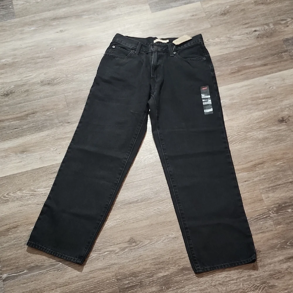Classic Black Straight Levis  Jeans